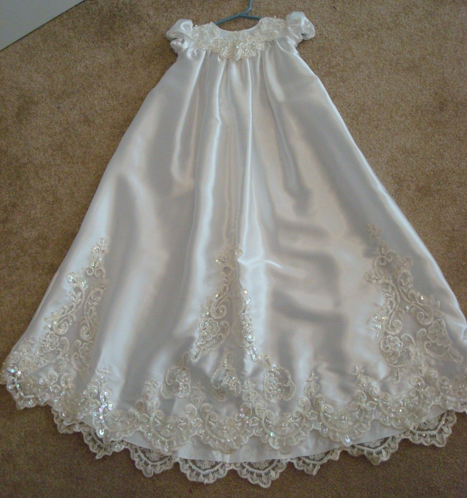 Christening Gown From Wedding Dress
 Christening gown from upcycled wedding dress