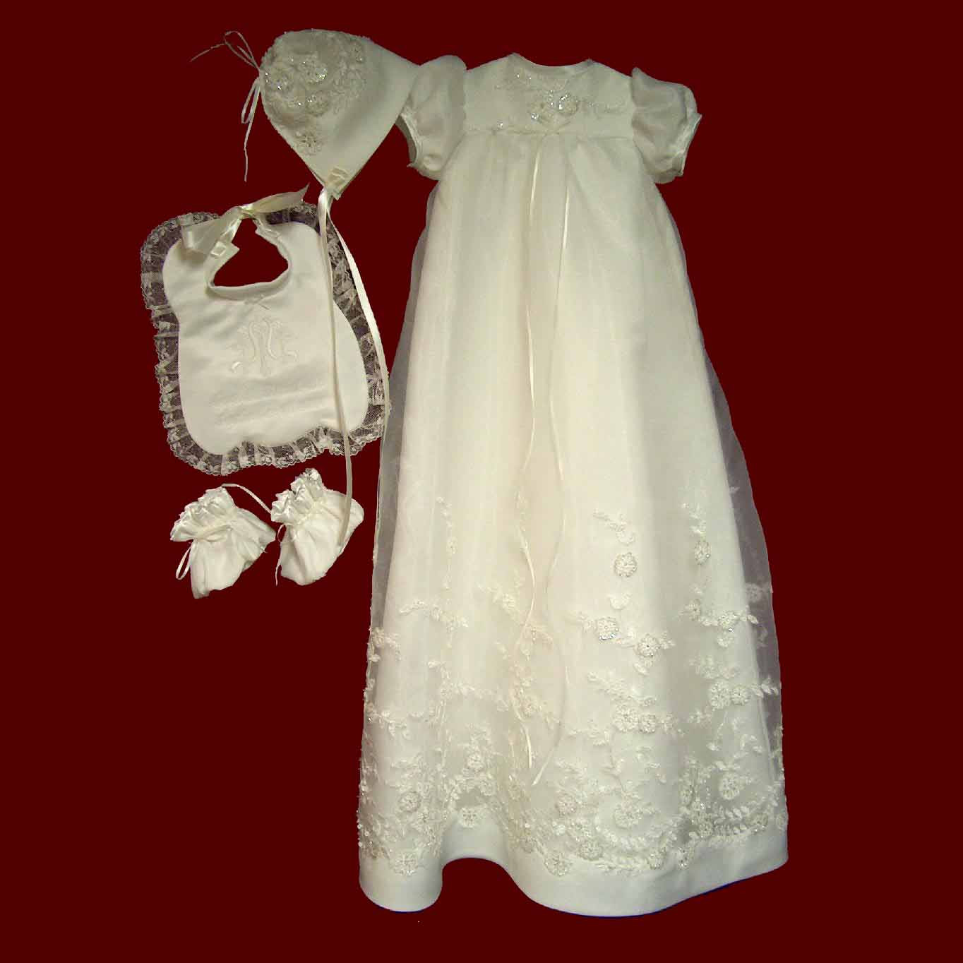 Christening Gown From Wedding Dress
 Christening Gown Made From Your Wedding Dress Girls