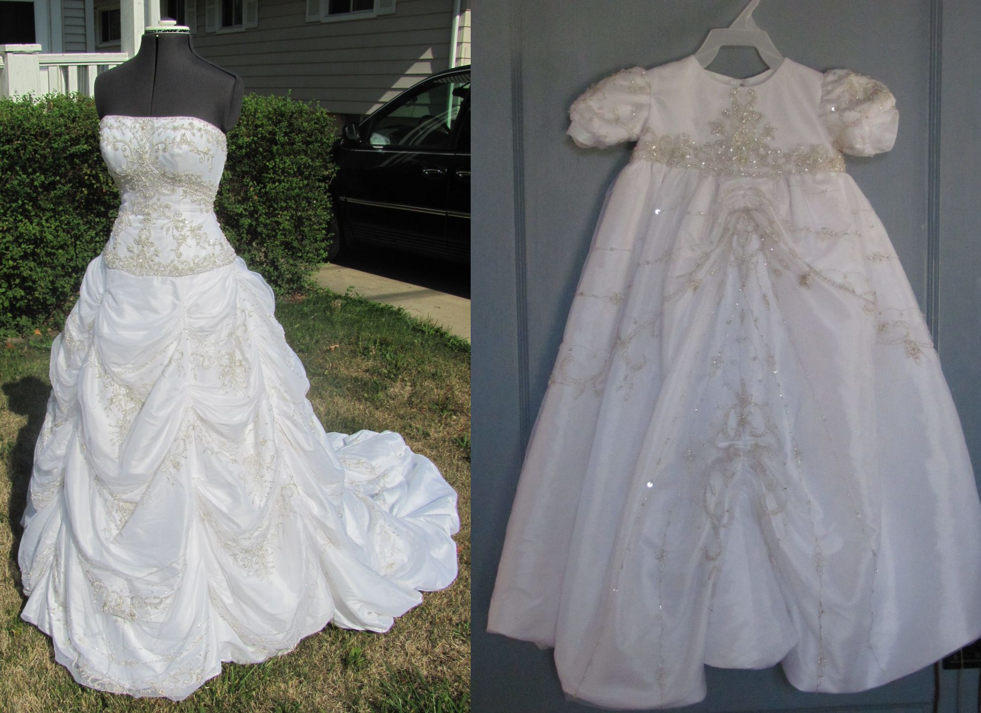 Christening Gown From Wedding Dress
 I convert your wedding dress into a christening gown