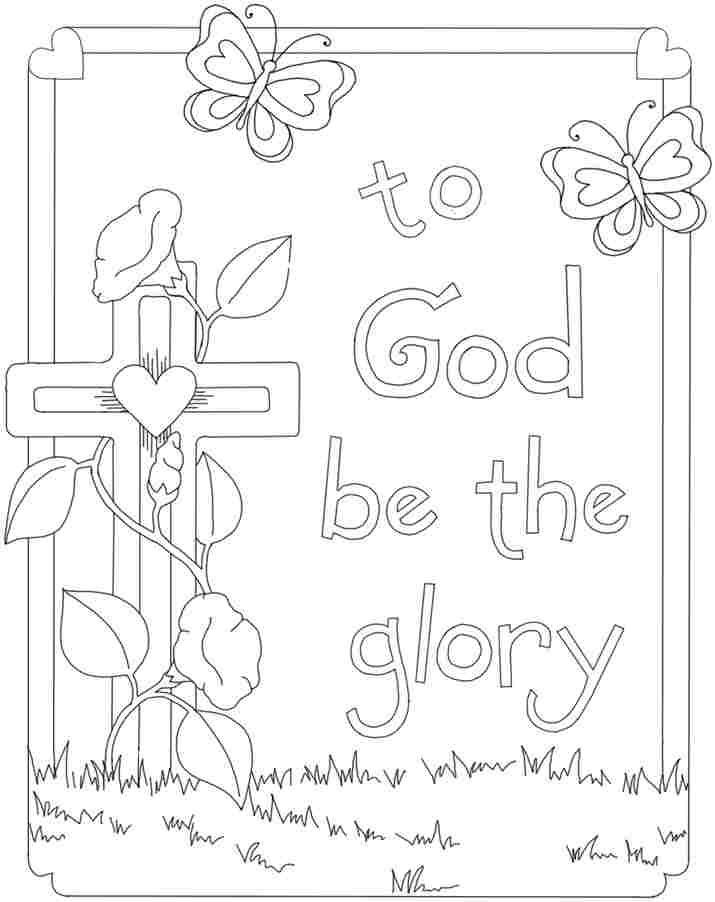 Christian Kids Coloring Pages
 Printable Free Christian Easter Coloring Pages For Kids
