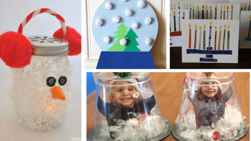 Christmas Art Ideas For Teachers
 Easy Hanukkah and Christmas Crafts for Kids to Do in the