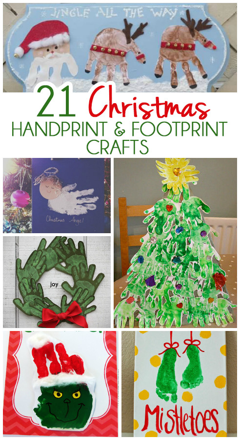 Christmas Arts And Craft Ideas For Toddlers
 21 Handprint and Footprint Christmas Crafts