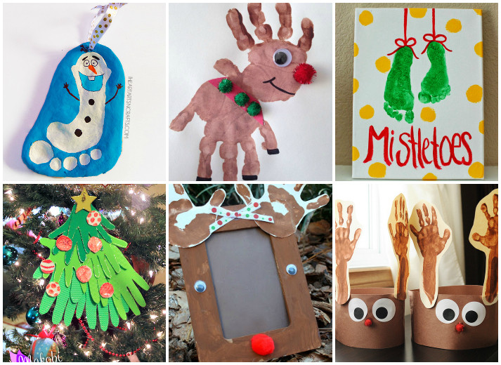 Christmas Arts And Craft Ideas For Toddlers
 21 Handprint and Footprint Christmas Crafts I Heart Arts
