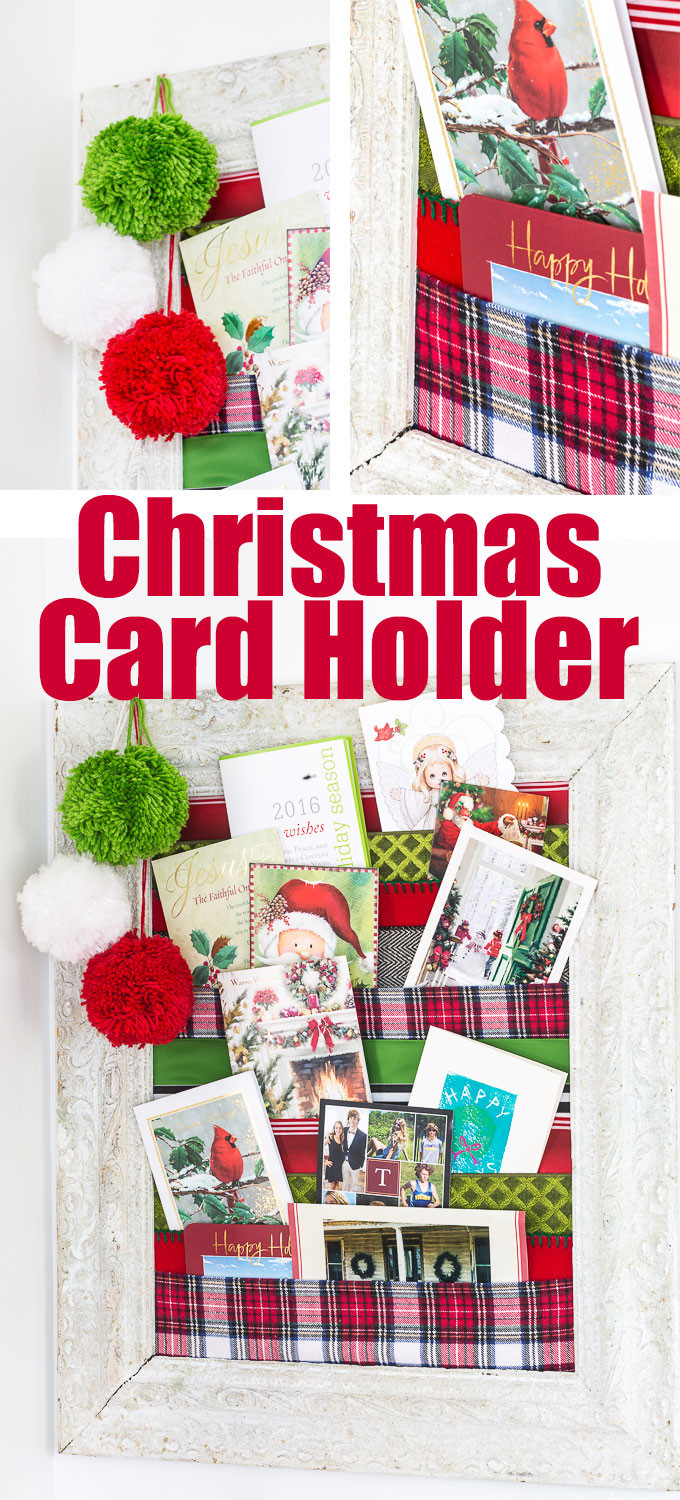 Christmas Card Holder DIY
 Christmas Card Holder You Can Make Tonight In My Own Style