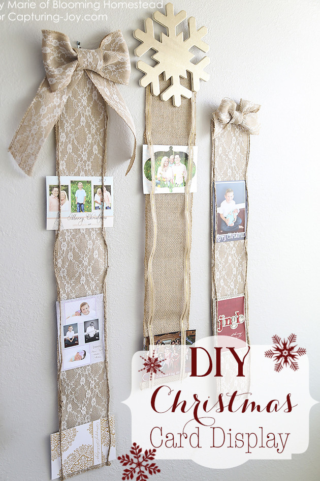 Christmas Card Holder DIY
 DIY Christmas Card Display Capturing Joy with Kristen Duke