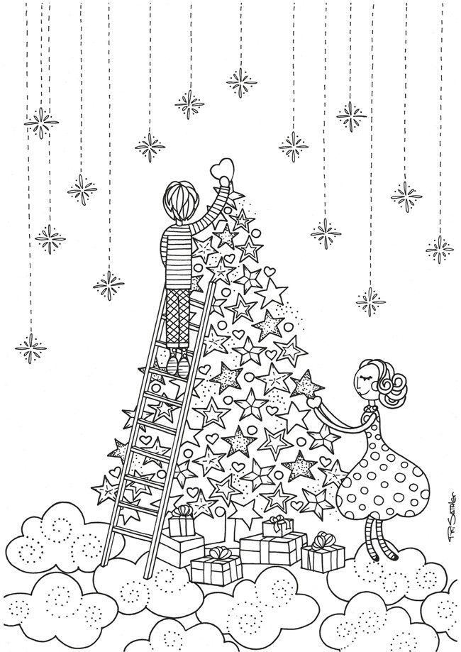 Christmas Coloring Book For Adults
 21 Christmas Printable Coloring Pages