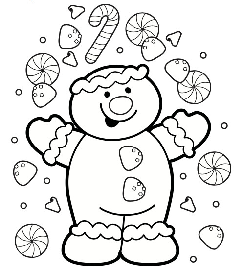 Christmas Coloring Page For Kids
 7 Free Christmas Coloring Pages Grandma Ideas