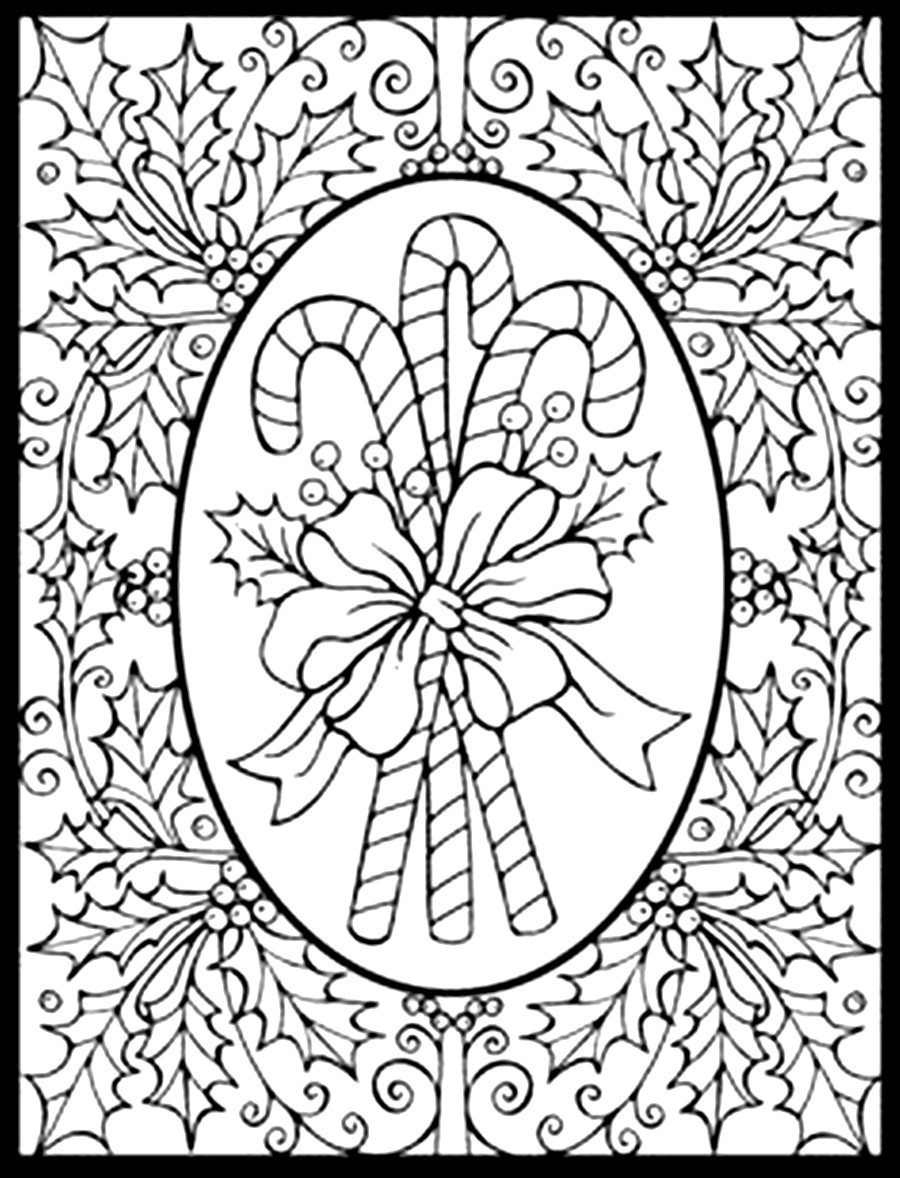 Christmas Coloring Pages Adults
 Serendipity Adult Coloring pages Seasonal Winter Christmas