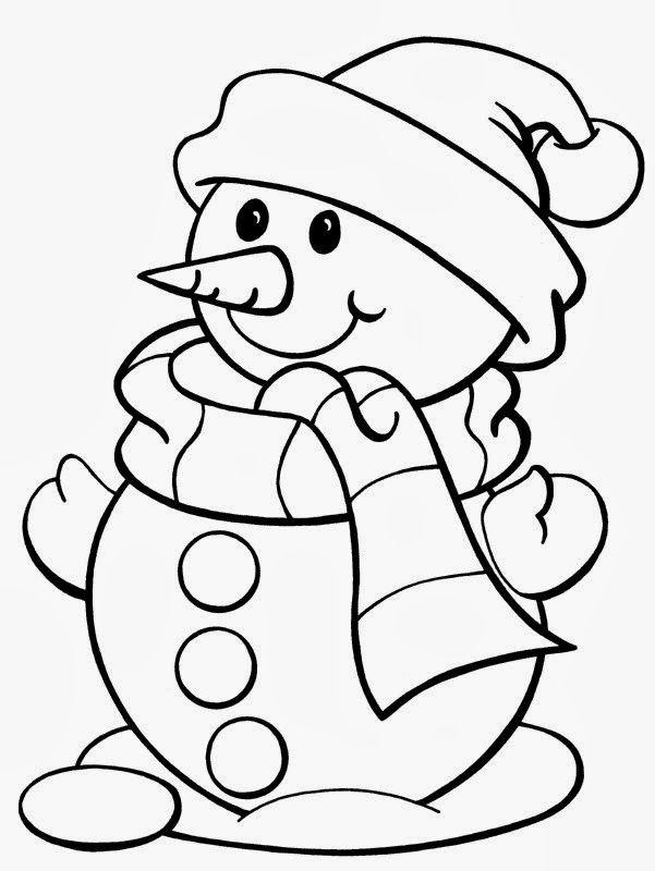 Christmas Coloring Pages For Toddlers
 5 Free Christmas Printable Coloring Pages – Snowman Tree