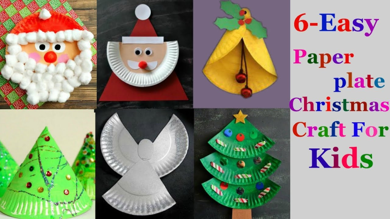 Christmas Craft Ideas For Kids
 6 Easy paper plate Christmas craft Ideas for kids part 2