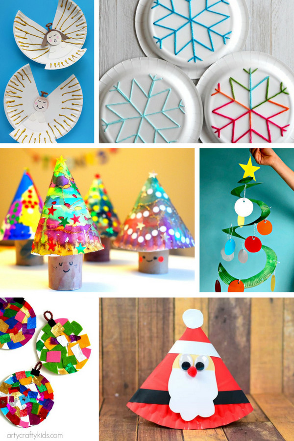 Christmas Craft Ideas For Kids
 Fabulous Paper Plate Christmas Crafts Arty Crafty Kids