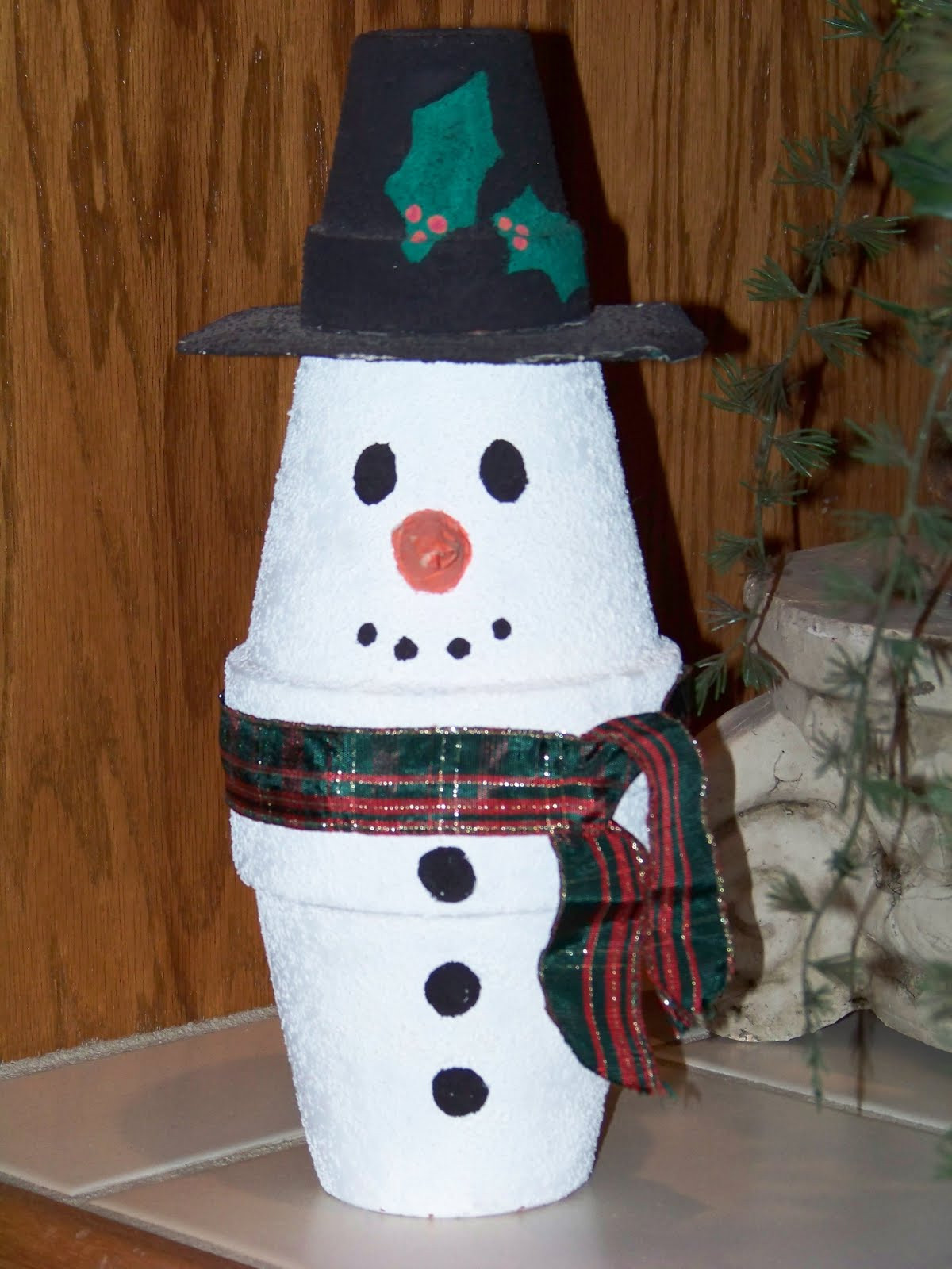 Christmas Craft Ideas For Kids
 Silver Trappings Kids Christmas Craft Clay Pot Snowman