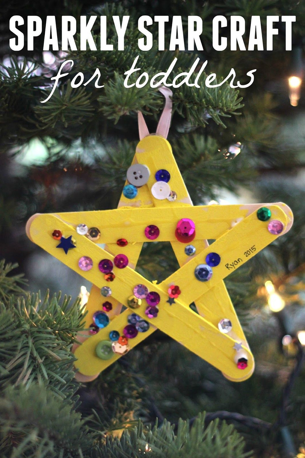 Christmas Craft Ideas Toddlers
 Sparkly Star Craft for Toddlers