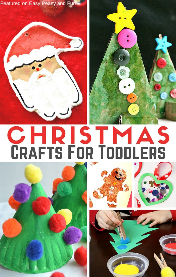 Christmas Craft Ideas Toddlers
 Simple Christmas Crafts for Toddlers Easy Peasy and Fun