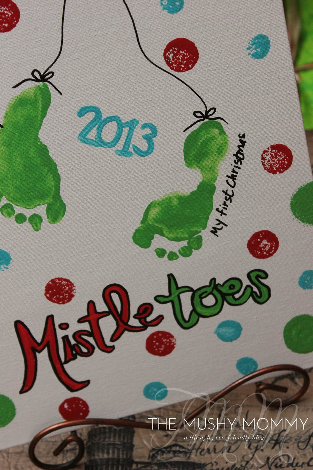 Christmas Crafts For Babies
 Craft ideas and more from Davet Designs Mistletoes