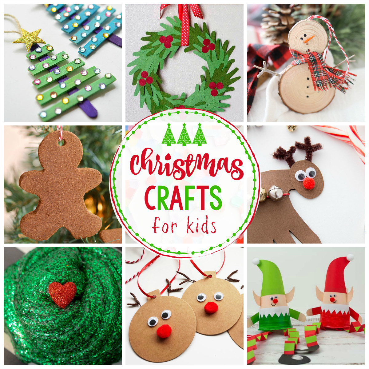 Christmas Crafts To Do With Toddlers
 25 Easy Christmas Crafts for Kids Crazy Little Projects