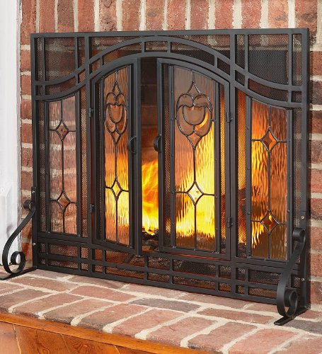 Christmas Fireplace Screens
 Christmas Deals 2012 on Two Door Floral Fireplace
