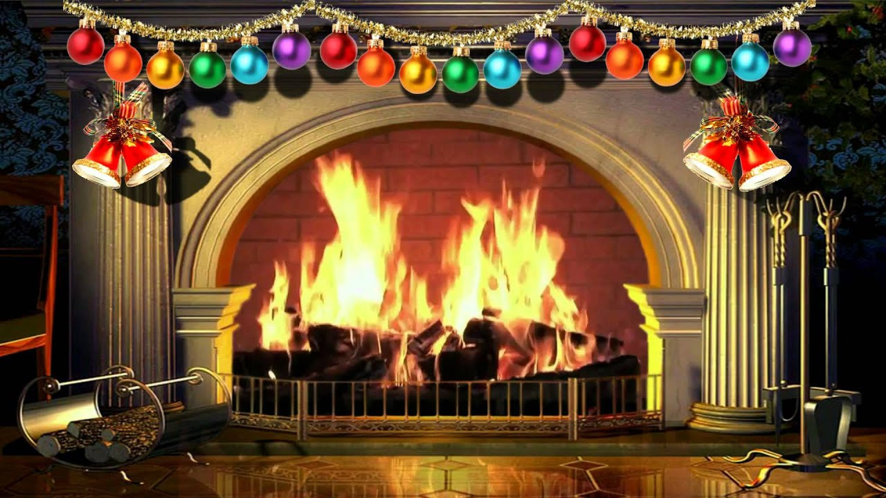 Christmas Fireplace Screens
 Virtual Christmas Fireplace Free background video 1080p