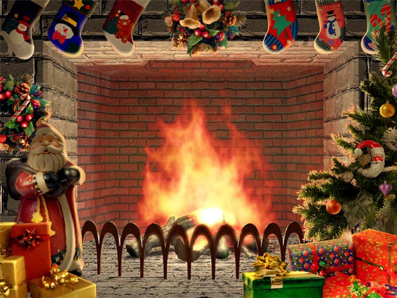 Christmas Fireplace Screens
 Christmas Living 3D Fireplace Screensaver System