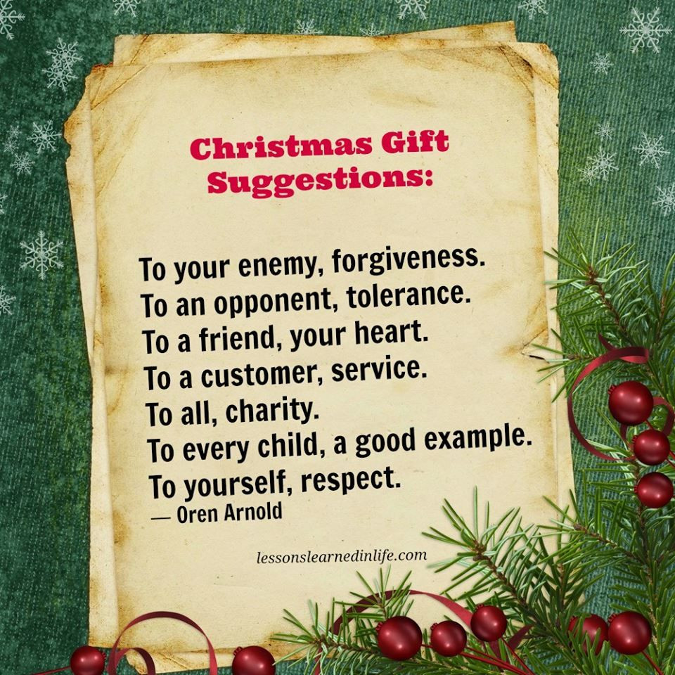 Christmas Gift Quotes
 Christmas Gift Suggestion Quote s and