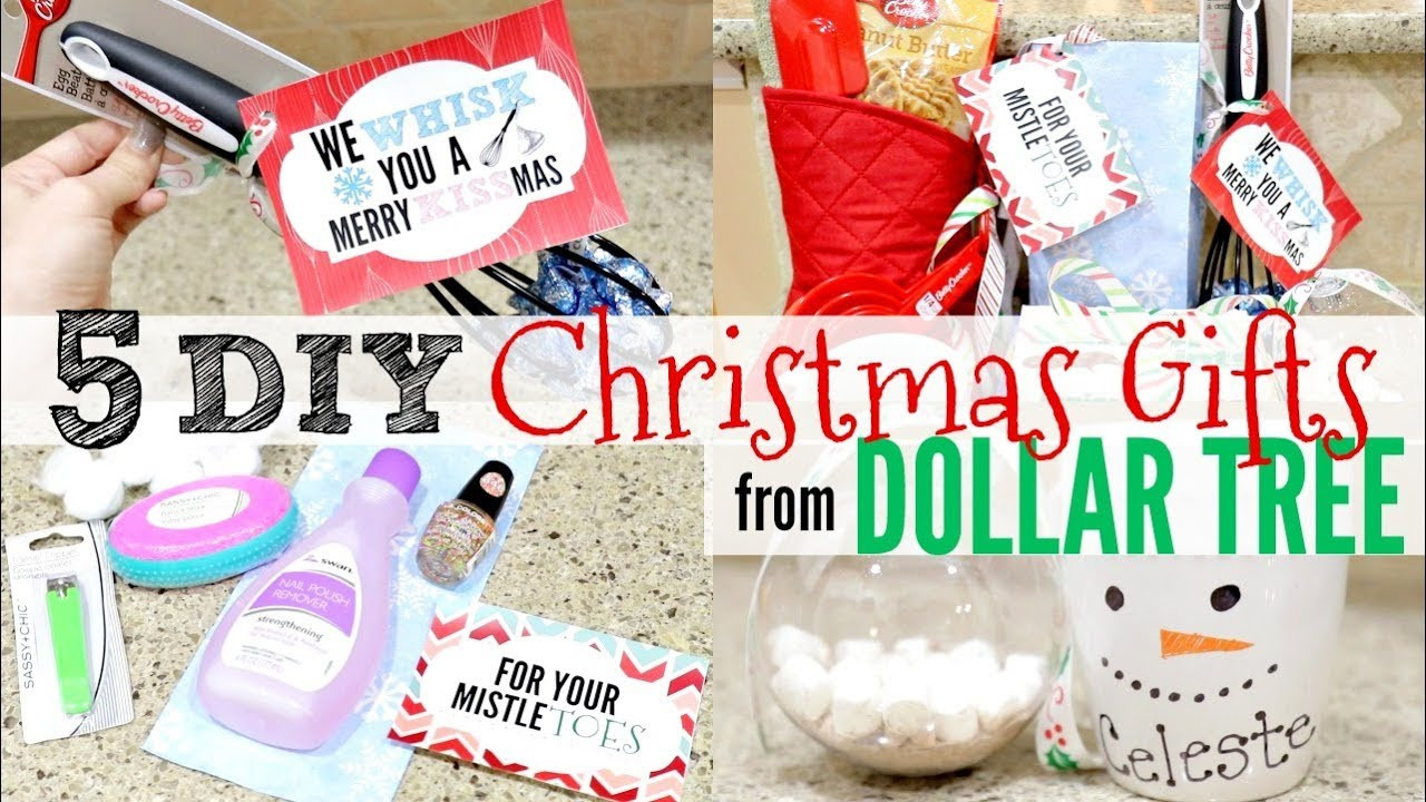 Christmas Gifts DIY Cheap
 5 DIY DOLLAR TREE CHRISTMAS GIFTS People Will ACTUALLY