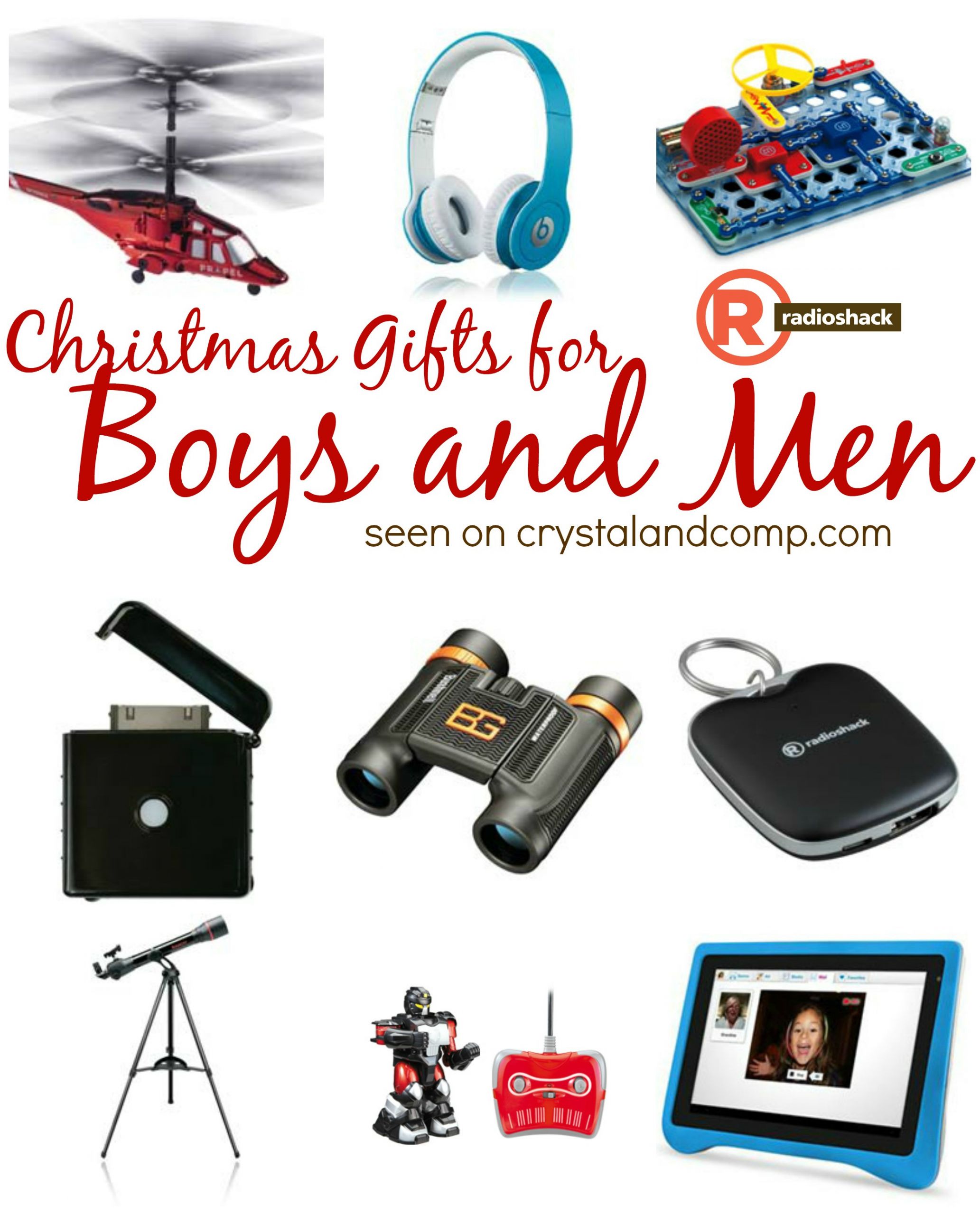 Christmas Gifts For Kids Boys
 Christmas Gifts for Boys and Men RadioShack