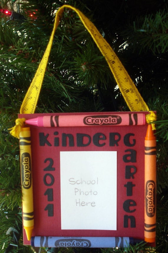 Christmas Gifts For Parents From Kids
 2011 Kindergarten Crayon Keepsake School Ornament