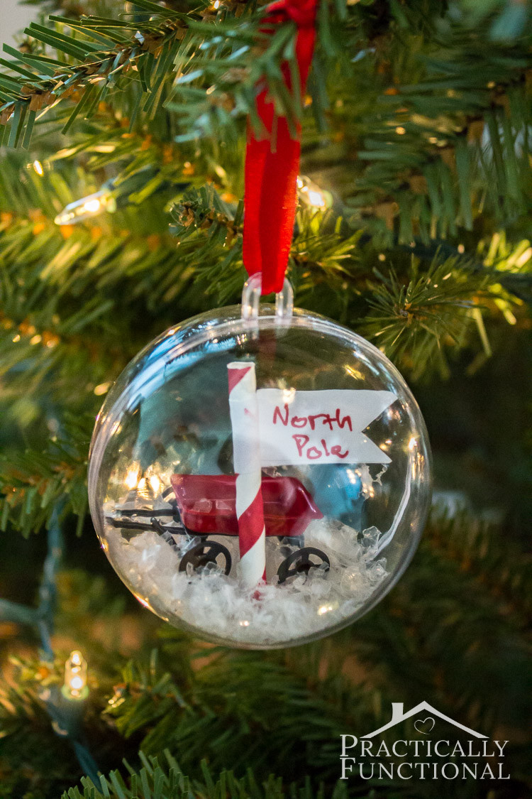 Christmas Ornament DIY Ideas
 DIY North Pole Ornaments Practically Functional