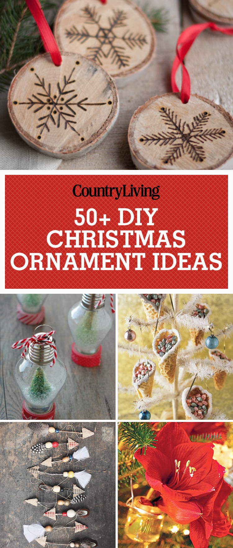 Christmas Ornament DIY Ideas
 55 Homemade Christmas Ornaments DIY Crafts with