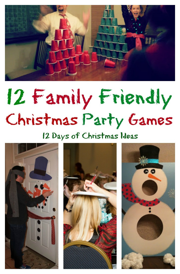 Christmas Party Activity Ideas
 12 Family Friendly Party Games for 12 Days of Christmas
