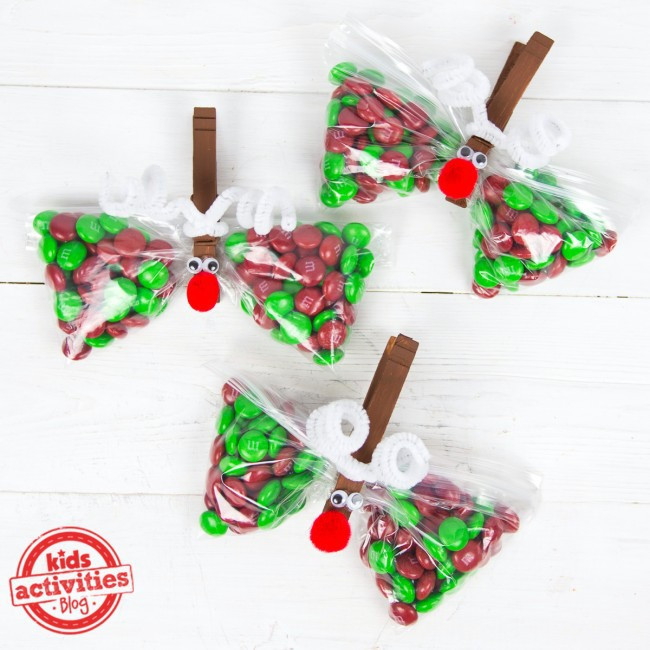 Christmas Party Favors For Kids
 Christmas Party Favor Reindeer Treat Bags