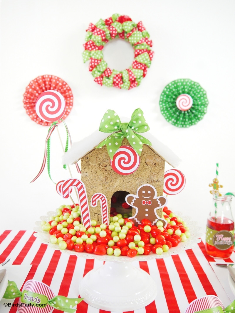 Christmas Party Favors For Kids
 Candyland Christmas Tablescape
