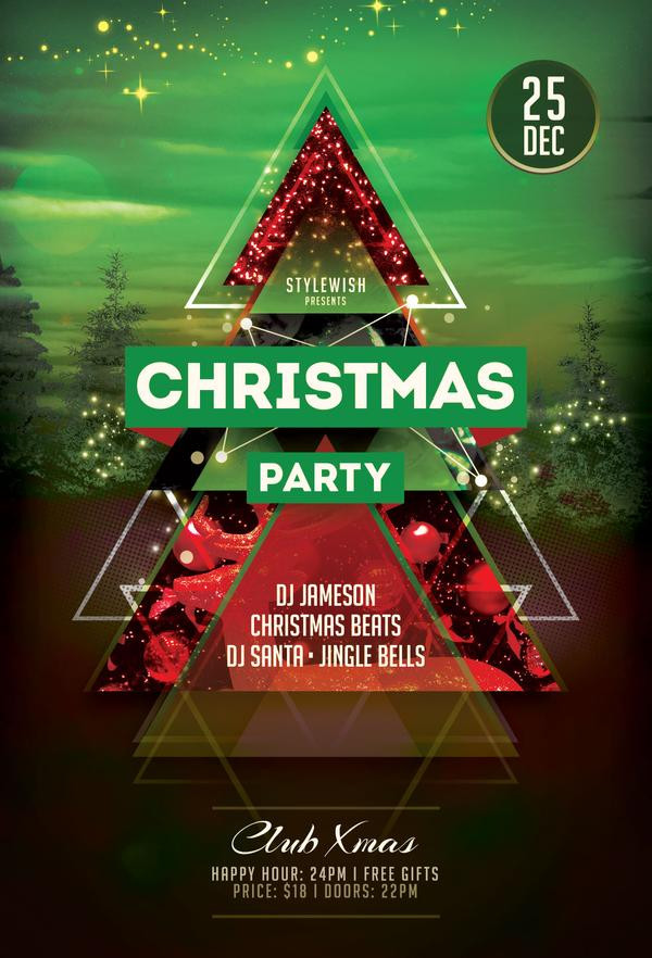 Christmas Party Flyer Ideas
 Christmas Party Flyer Template by styleWish on DeviantArt