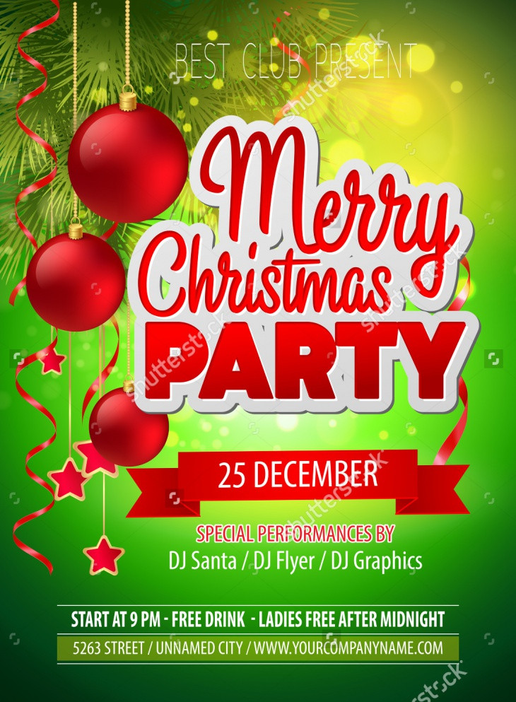 Christmas Party Flyer Ideas
 32 Best Holiday Party Flyer PSD AI Vector EPS