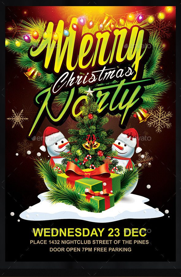 Christmas Party Flyer Ideas
 30 Free Christmas Party Flyers and New Year Party Flyer