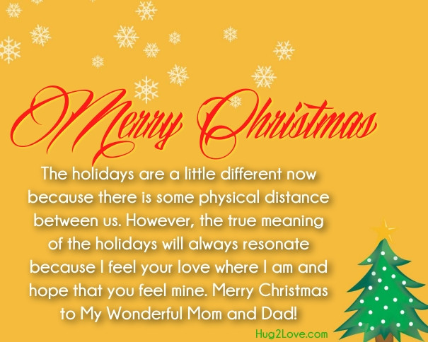 Christmas Quotes For Moms
 70 Christmas Wishes for Mom and Dad Parents XMAS Wishes 2017