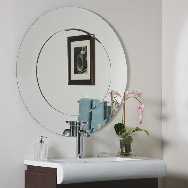 Circular Bathroom Mirror
 Oriana Round Modern Bathroom Mirror Free Shipping Today