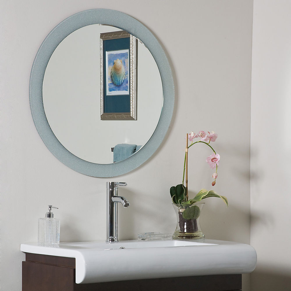 Circular Bathroom Mirror
 Zoe modern Round bathroom Mirror
