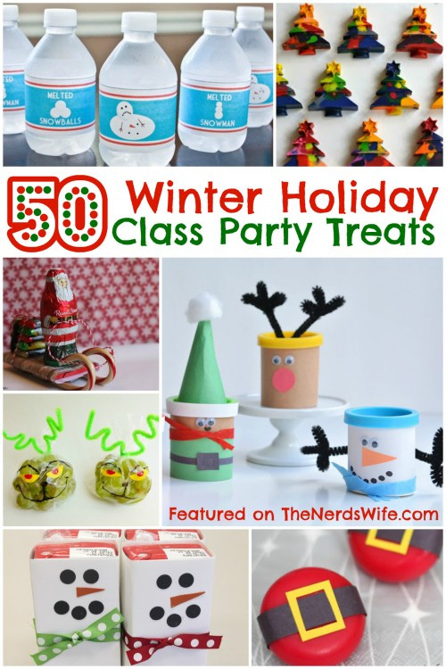 Class Christmas Party Ideas
 50 Winter Holiday Class Party Treats Your Kids Are Sure to
