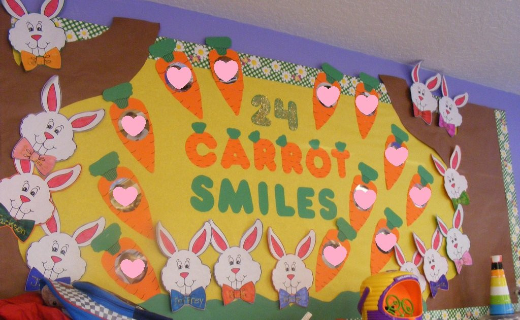 Classroom Easter Party Ideas
 24 Carrot Smiles Easter Bulletin Board – SupplyMe
