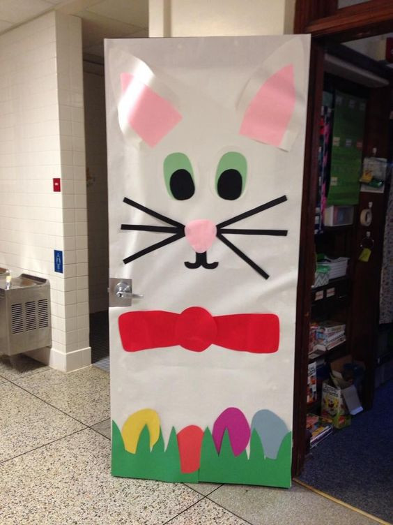 Classroom Easter Party Ideas
 Easter Spring Door Decoration