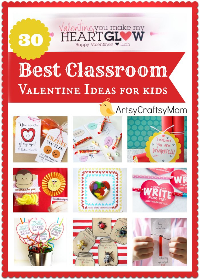Classroom Valentine Gift Ideas
 30 Best Classroom Valentine Ideas for kids Artsy Craftsy Mom