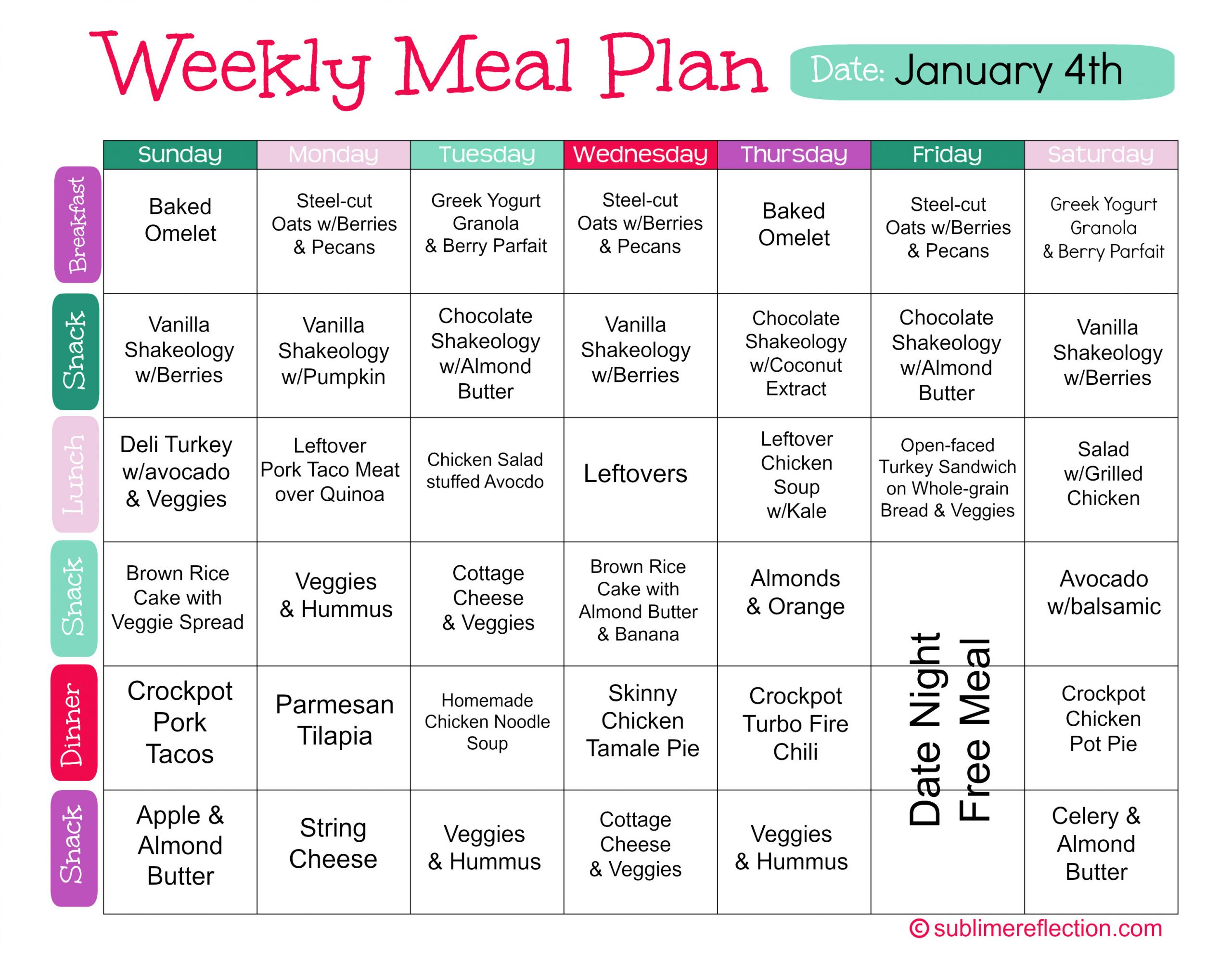 Clean Eating For A Week
 Transitioning Your Family to a Clean Eating Meal Plan