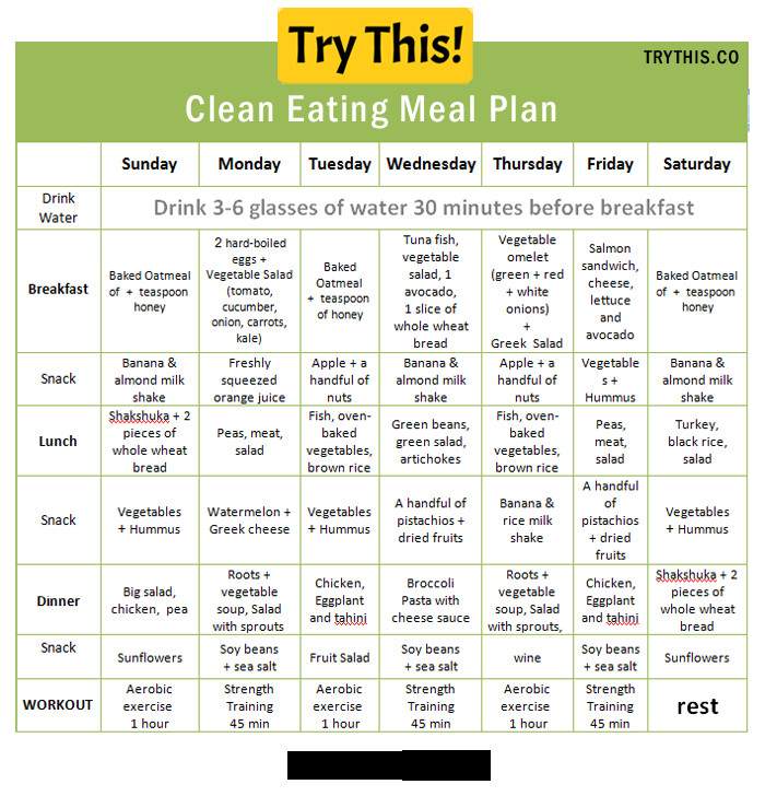 Clean Eating Program
 A Week of Healthy Meals Made In 2 Hours Health Tips