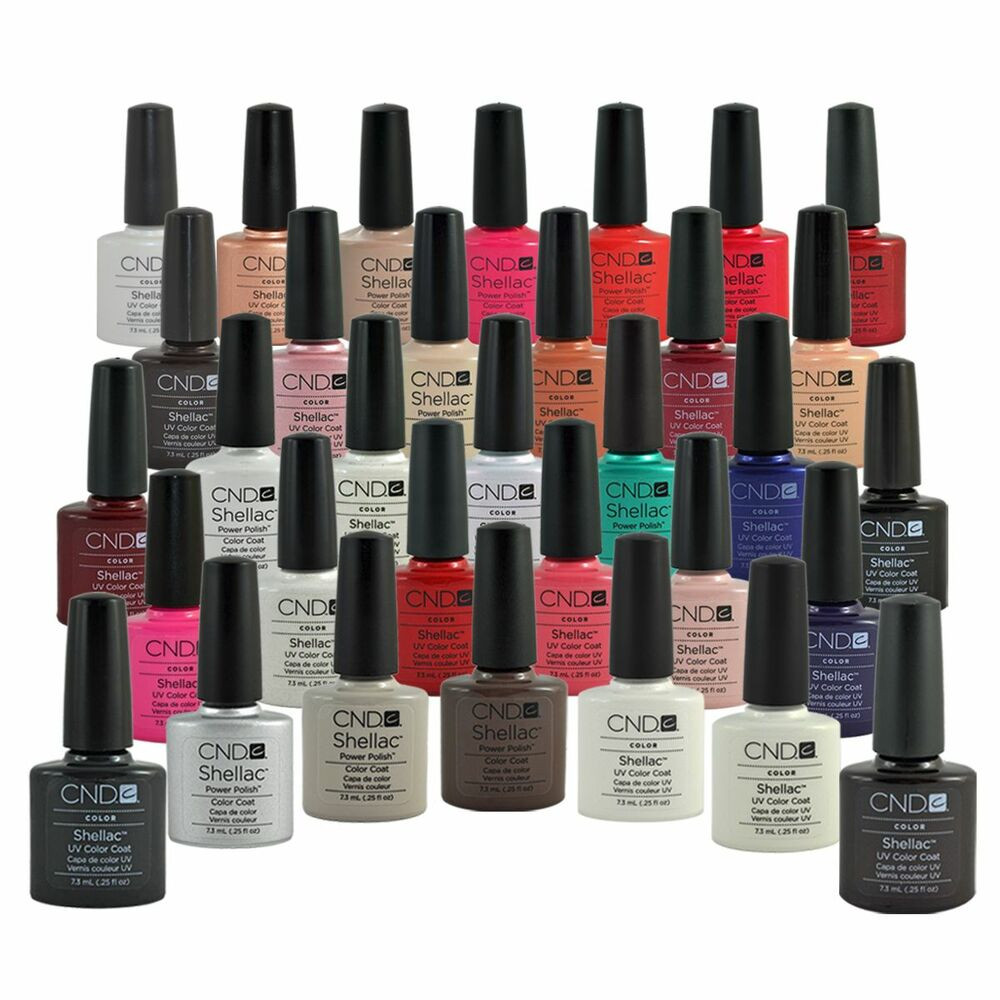 Cnd Nail Colors
 Pick Up 12 CND Shellac UV Gel Polish Color 0 25oz From 30
