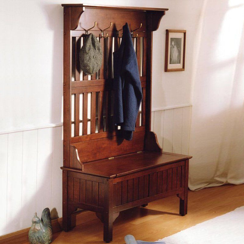 Coat Rack With Bench Storage
 Entryway Hall Tree Coat Rack Storage Bench Seat Hooks