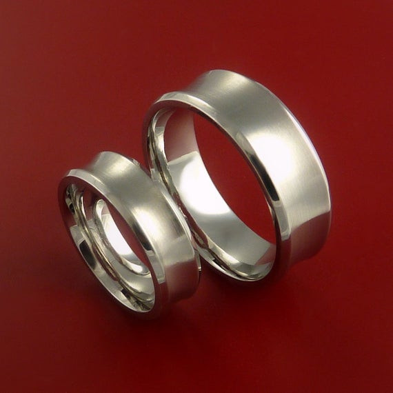 Cobalt Chrome Wedding Bands
 Cobalt Chrome Matching Wedding Bands Engagement Rings Made to