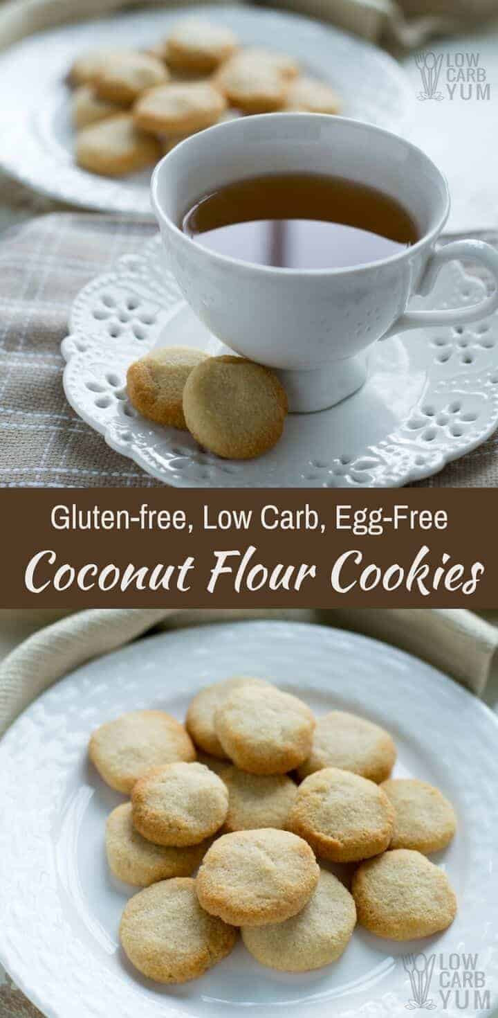 Coconut Flour Cookies No Sugar
 No Egg Cookies Gluten Free Coconut Flour Cookies