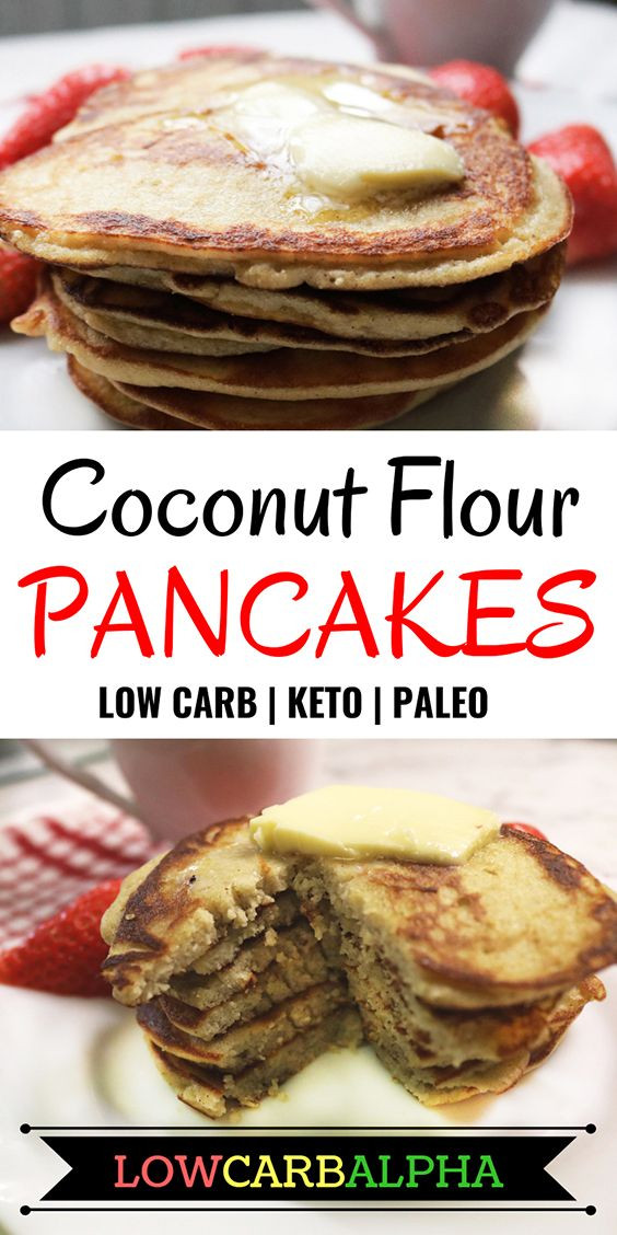 Coconut Flour Keto Pancakes
 Keto Coconut Flour Pancakes