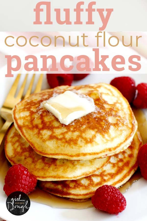 Coconut Flour Keto Pancakes
 Fluffy Coconut Flour Pancakes Recipe